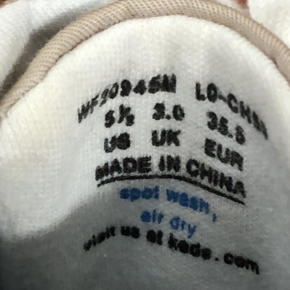 Keds Canvas Slip On Mule Skimmer Sneakers Size 5.5 Beige White - Picture 7 of 10